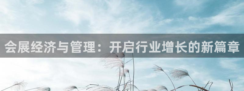 果博公司怎么开户：会展经济与管理：开启行业增长的新篇章