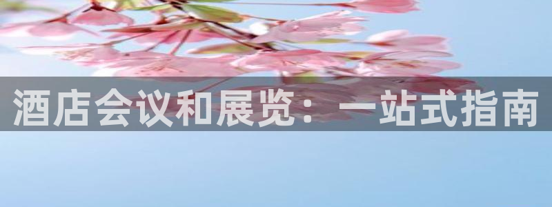 果博公司开户热线：酒店会议和展览：一站式指南