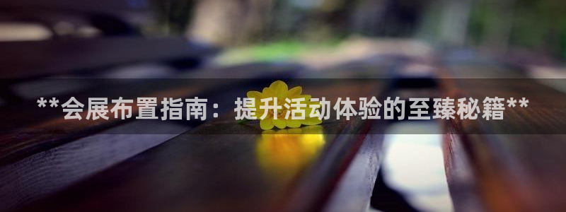 果博注册平台怎么注册账号：**会展布置指南：提升活动体验的至臻秘籍**